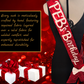 Sash | Personalizable Red Sequin Fabric Sash- Valentines - Custom Birthday Party Sash