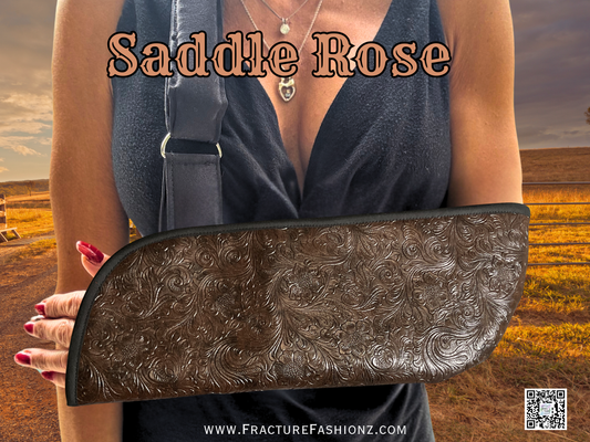 Arm Sling | Saddle Rose Faux Leather Arm Sling
