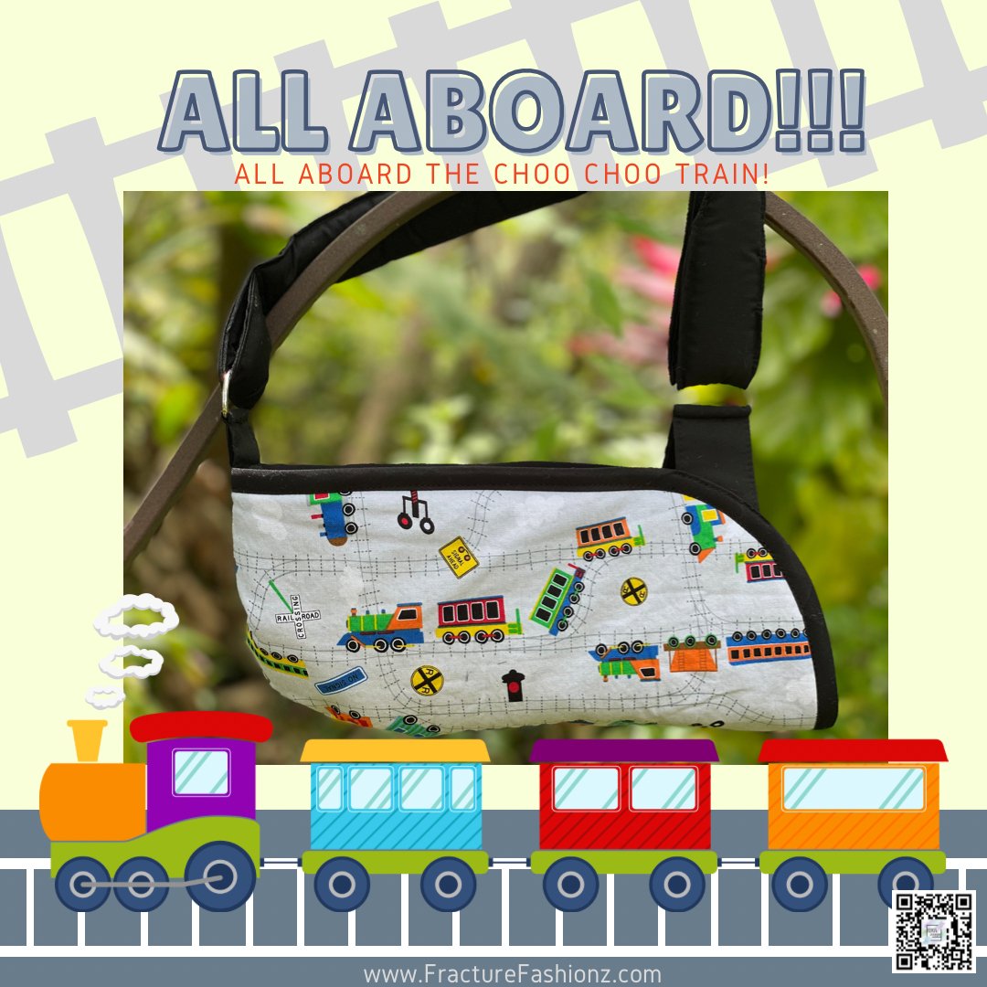 All Aboard! Train Arm Sling - Fracture Fashionz