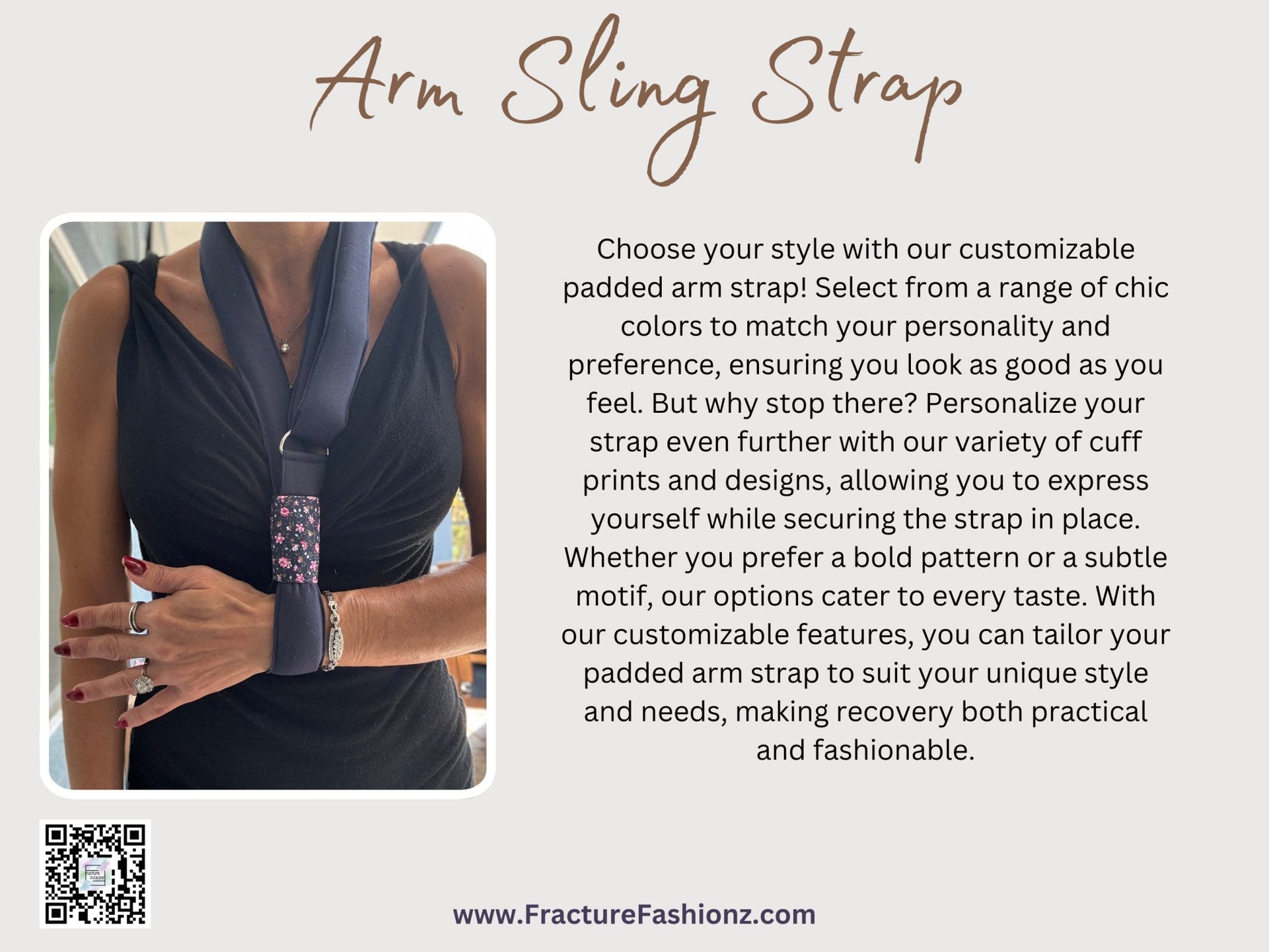 Arm Sling Support Strap - Fracture Fashionz