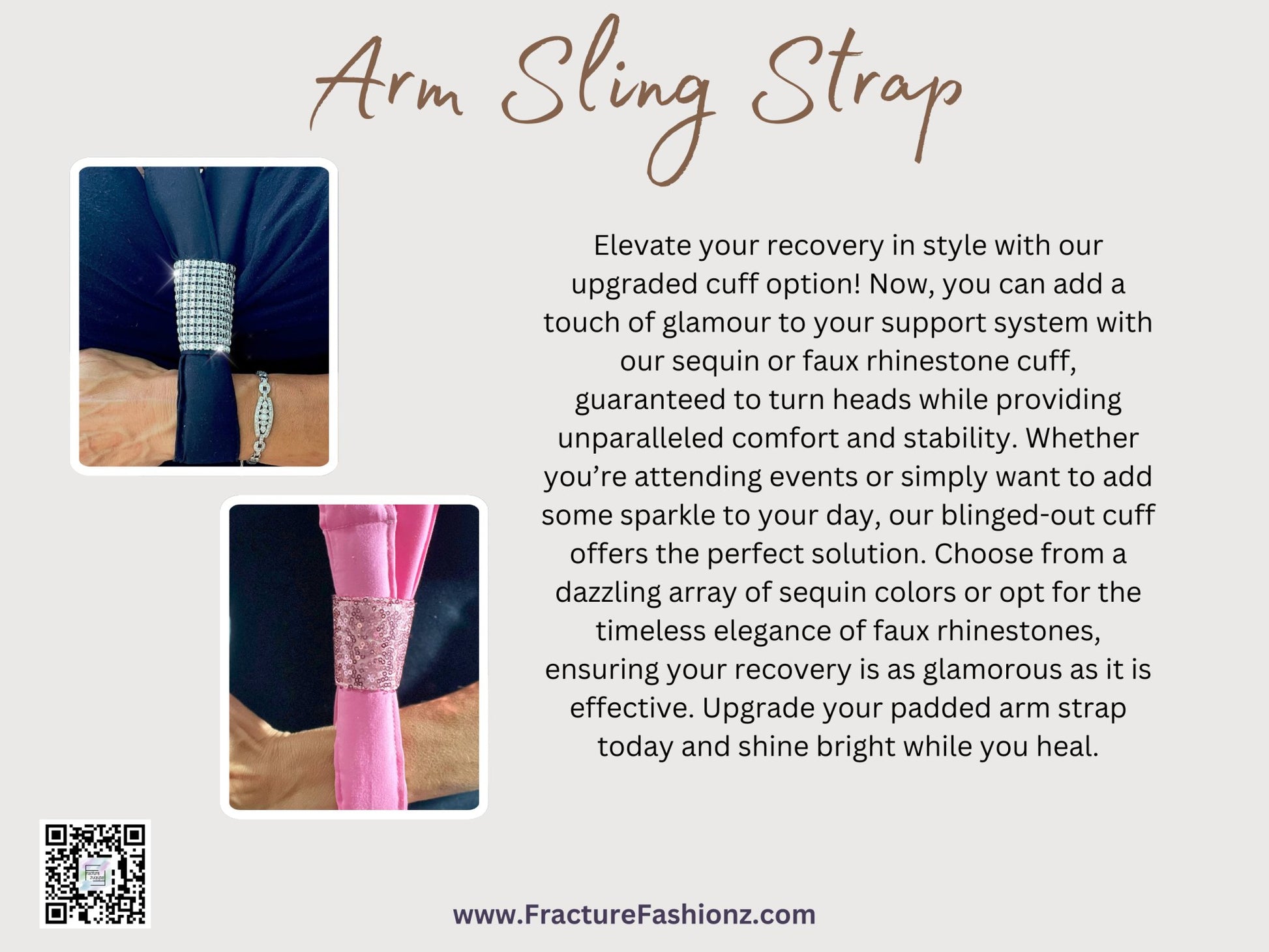 Arm Sling Support Strap - Fracture Fashionz