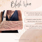 Badgley Mischka Blush Wave: Luxurious Padded Arm Sling - Fracture Fashionz