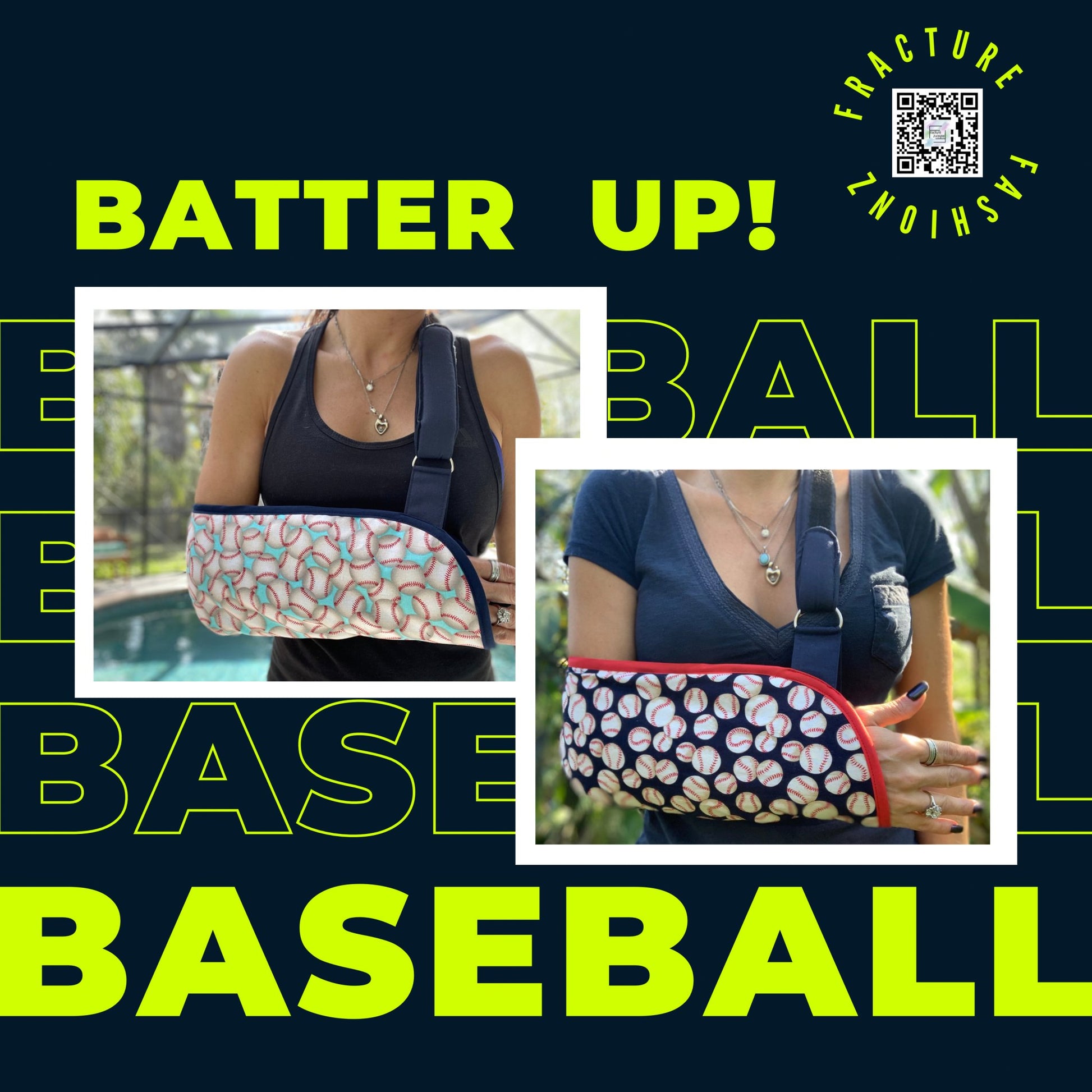 Batter Up! Arm Sling - Fracture Fashionz