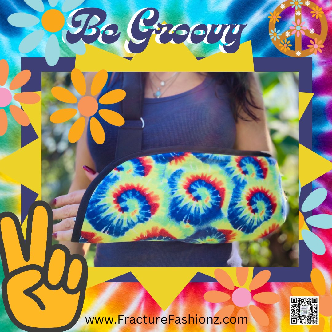 Be Groovy Arm Sling - Fracture Fashionz