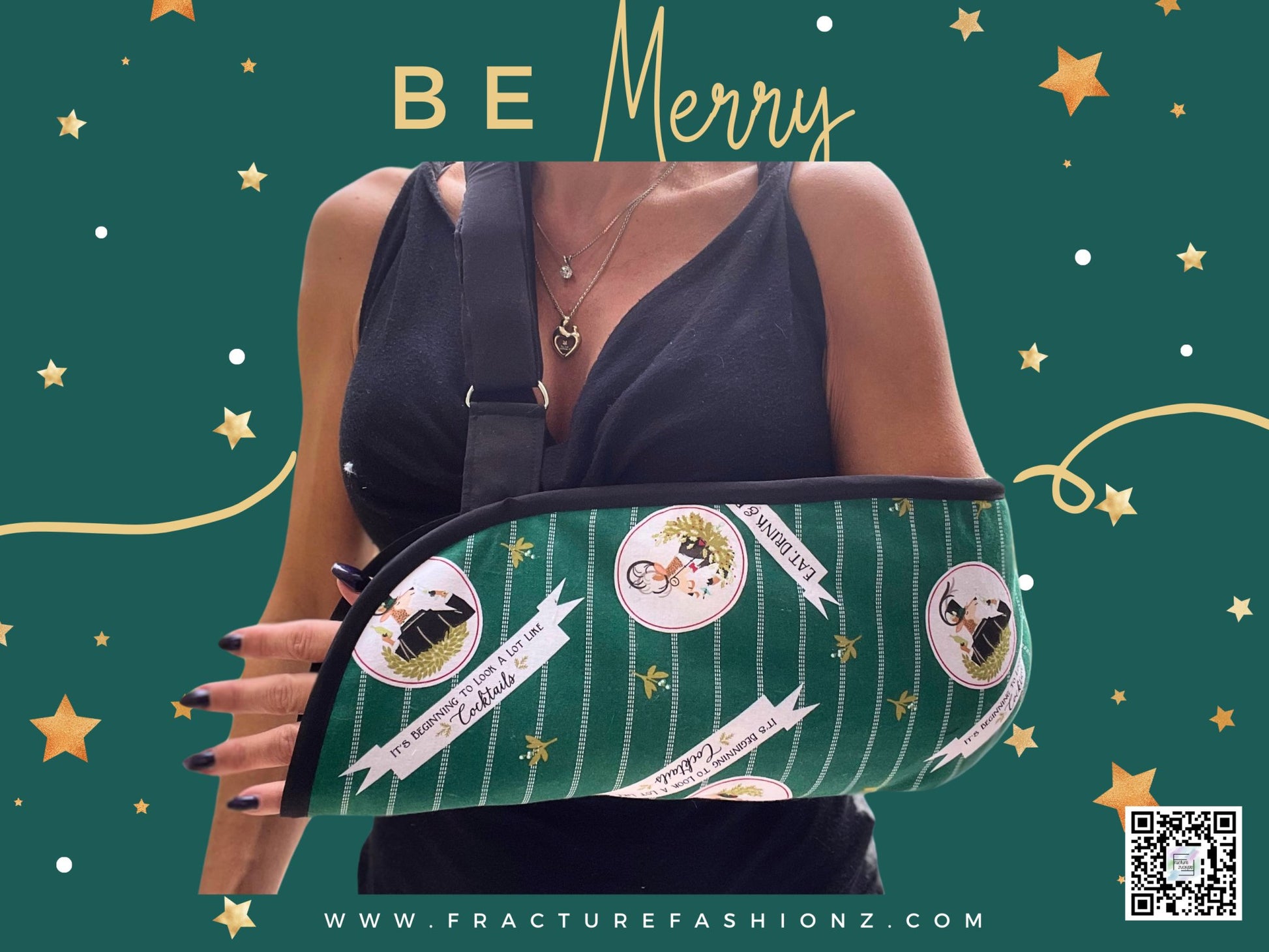 Be Merry Arm Sling - Fracture Fashionz