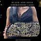 Black and Gold Embroidery Lace Arm Sling - Fracture Fashionz