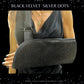Black Velvet with Silver Dots Arm Sling - Fracture Fashionz