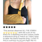 deep gold sequins arm sling 5 star review