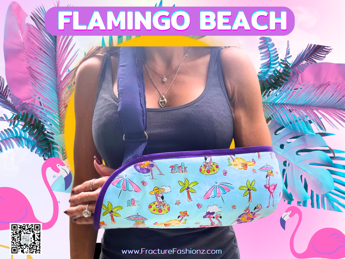 Arm Sling | Flamingo Beach Designer Arm Sling