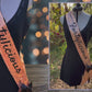 Sash | Elegant Personalized Rose Gold Sequin Sash