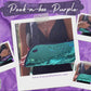 Arm Sling | Peek-a-Boo Purple Reversible Sequins Designer Arm Sling