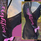 Sash | Chic Black and Pink Sequins Customizable Party Sash
