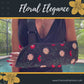 Arm Sling | Floral Elegance: Black Lace Embroidered Arm Sling