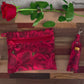 Rose Bouquet Lip Balm Holder Makeup Accessory Bag