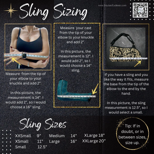 Arm Sling | Cheetah Glam Designer Arm Sling