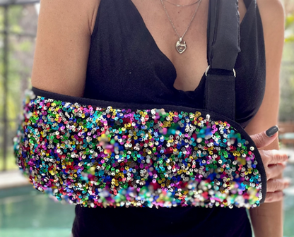 Arm Sling | Rainbow Confetti Sequins Arm Sling