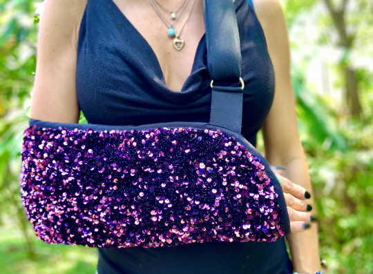 Purple Glam Arm Sling