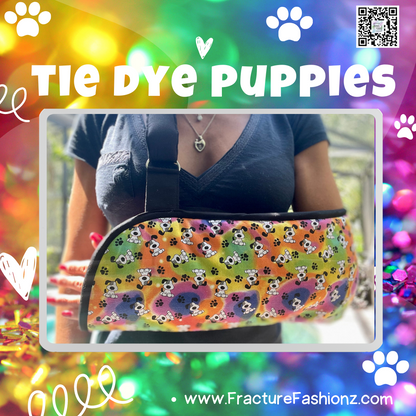 Écharpe de bras | Écharpe de bras Tie-Dye pour chien