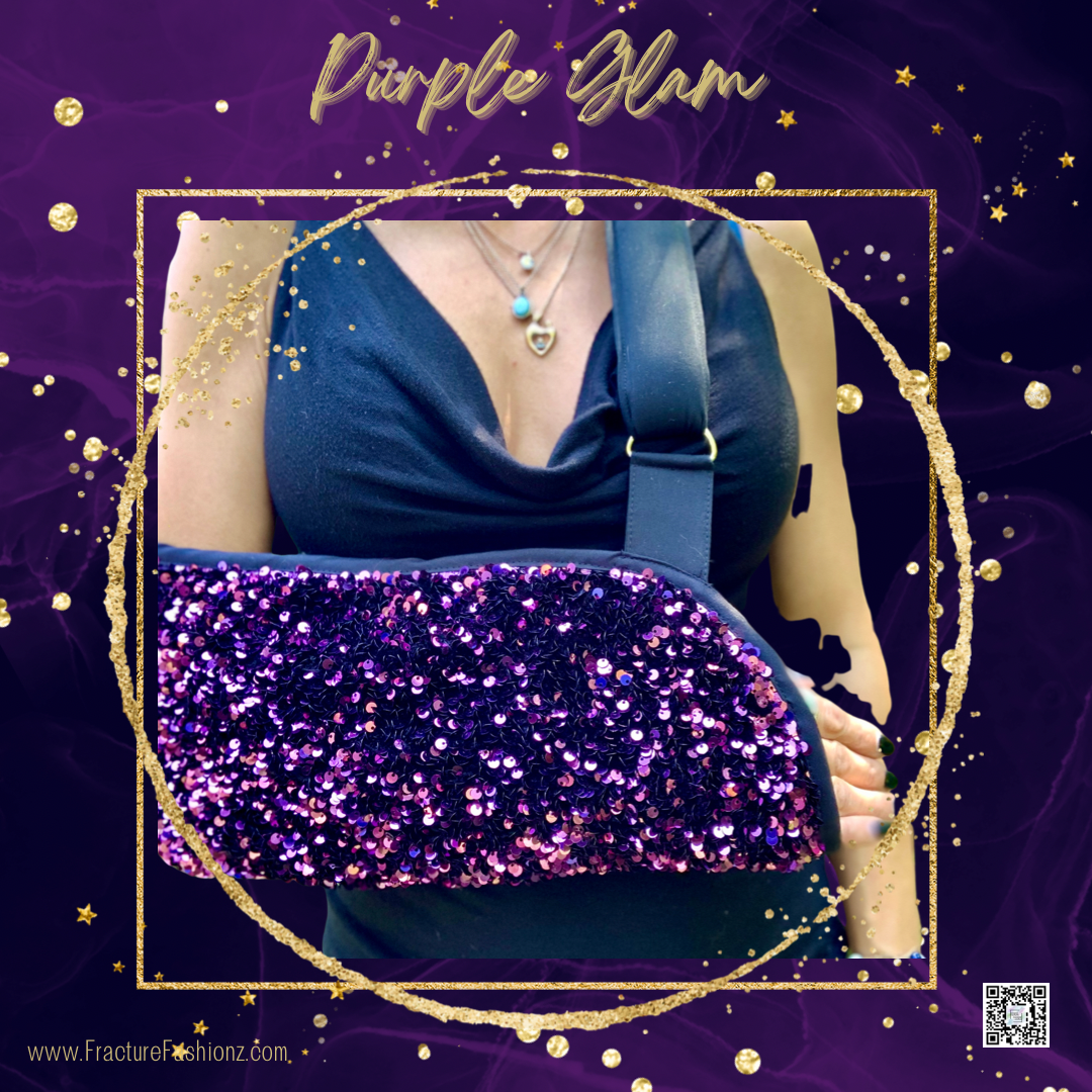 Purple Glam Arm Sling