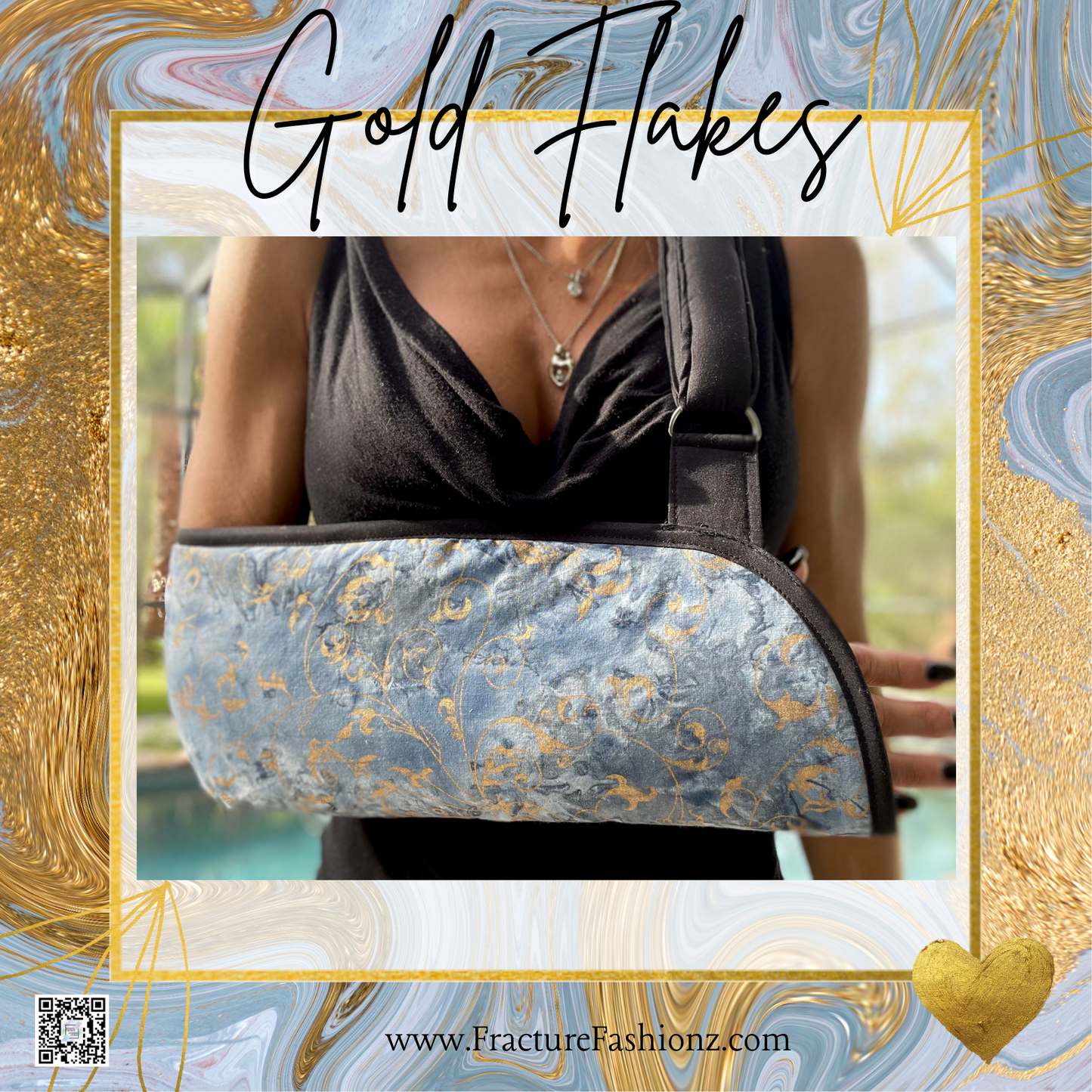 Arm Sling | Gold Flakes Arm Sling