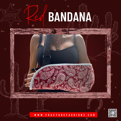 Arm Sling | Red Bandana Fashion Arm Sling