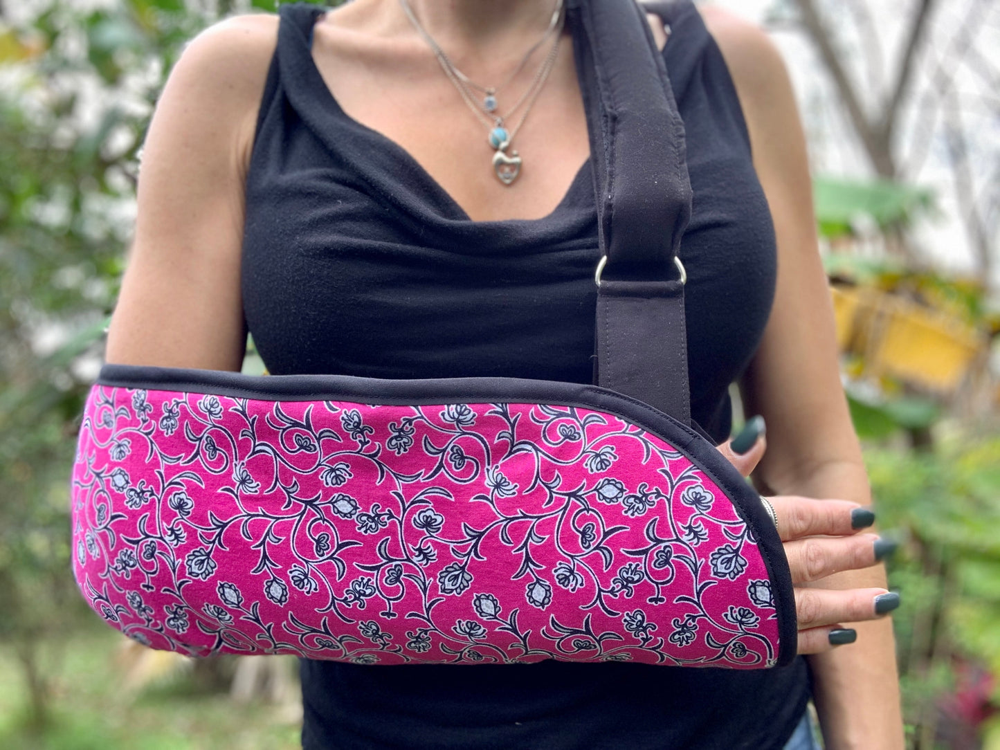 Arm Sling | Fuschia Swirls Arm Sling