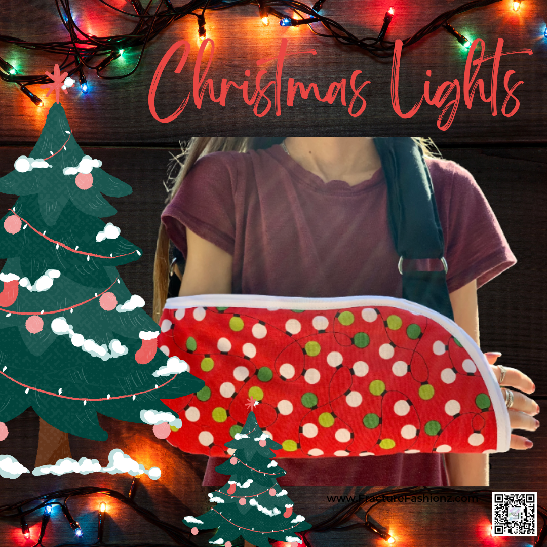 Arm Sling | Christmas Lights Padded Arm Sling