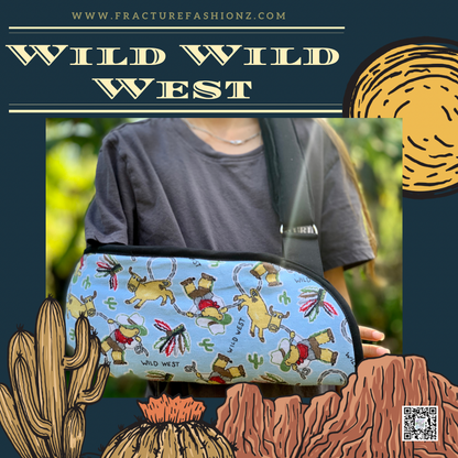 Écharpe de bras | Écharpe de bras rembourrée Wild Wild West