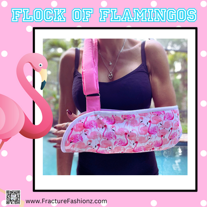 Arm Sling | Flock of Flamingo Designer Arm Sling
