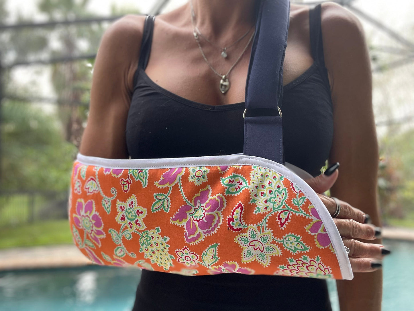 Arm Sling | Orange Botanica Padded Arm Sling