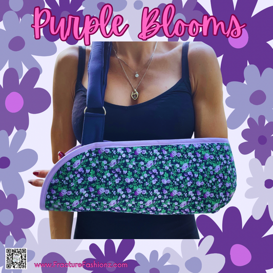 Purple Blooms Arm Sling