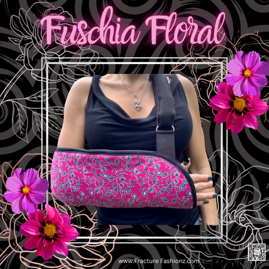 Arm Sling | Fuschia Swirls Arm Sling