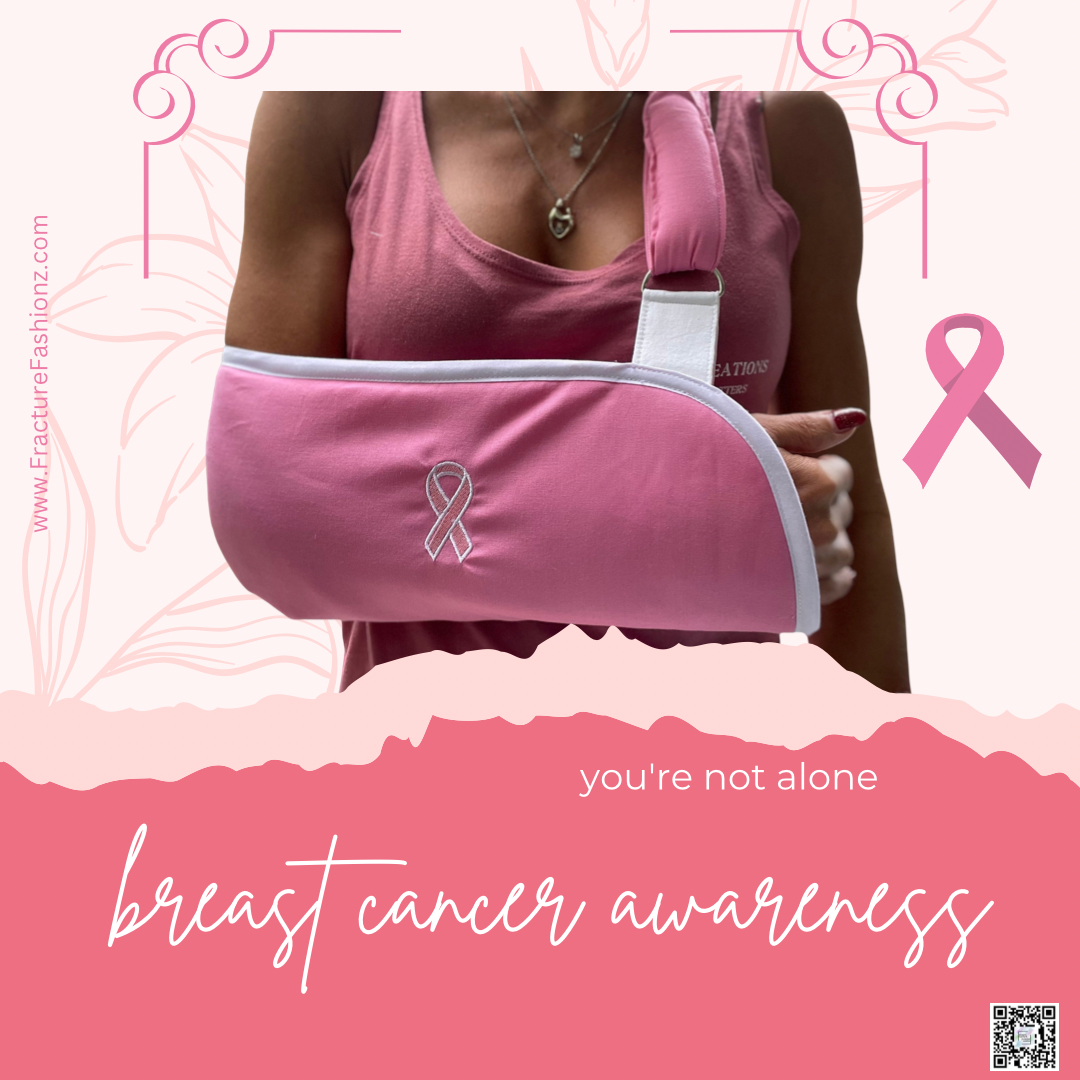 Arm Sling | Embroidered Breast Cancer Arm Sling