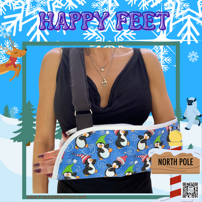 Écharpe de bras | Écharpe de bras rembourrée Happy Feet