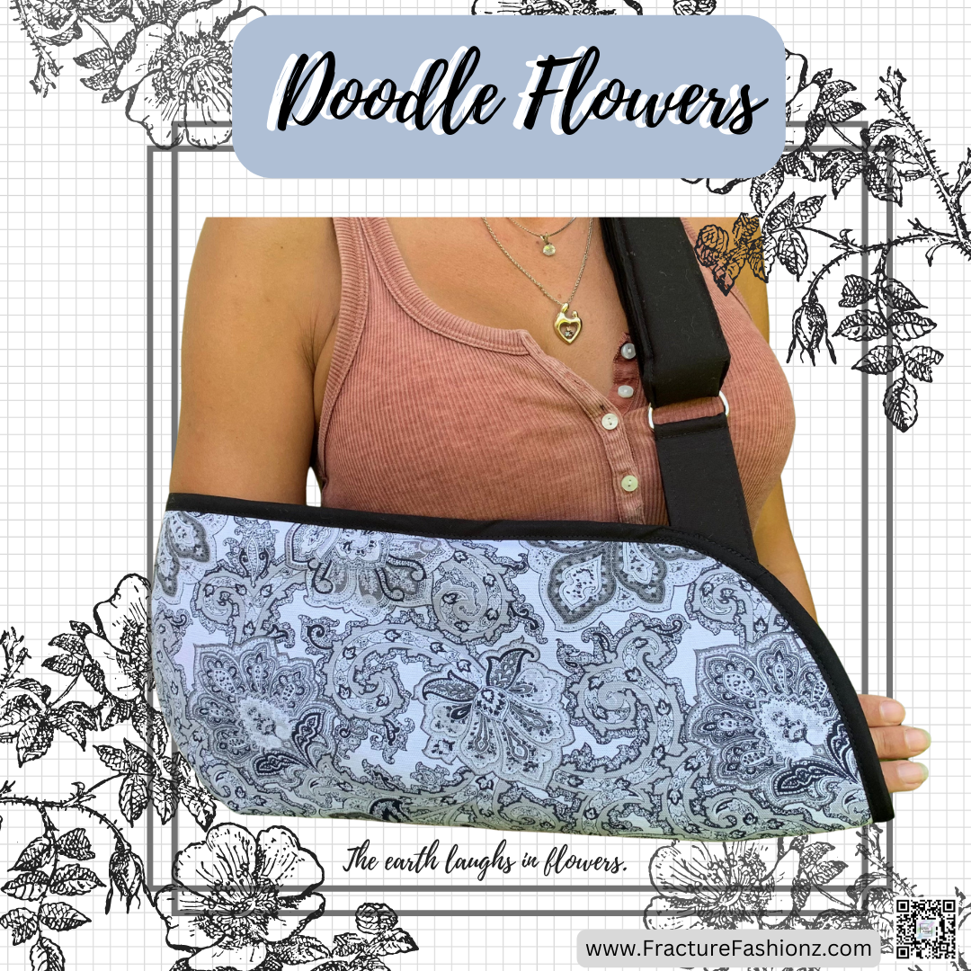 Arm Sling | Doodle Flowers Arm Sling